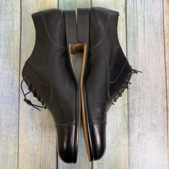 Italy Bragano Cole Haan Men\'s Black Dress Shoes Size 11.5 N Lace Up main image 10